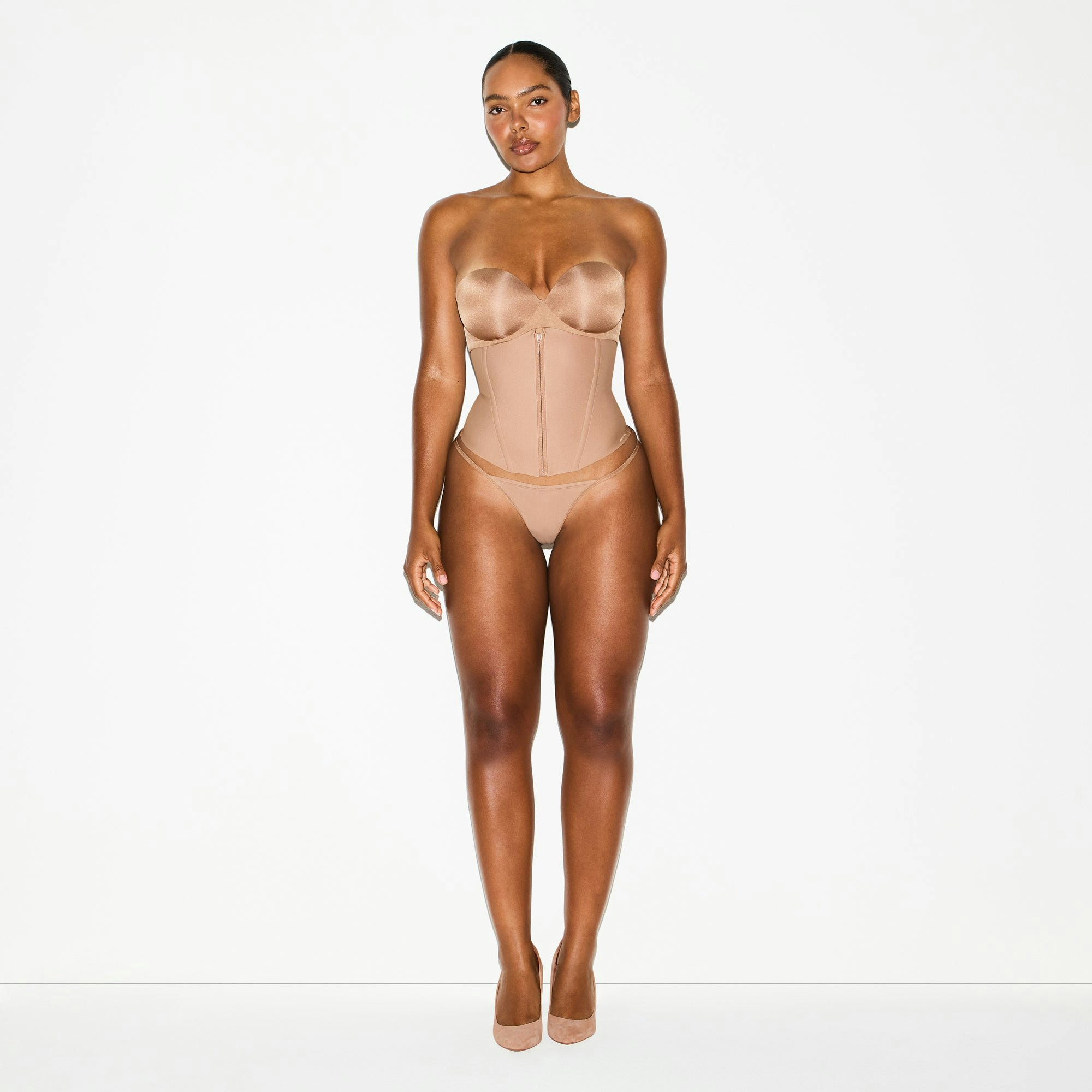 SKIMS BODY CORE SCULPT WAIST CINCHER - SIENNA
