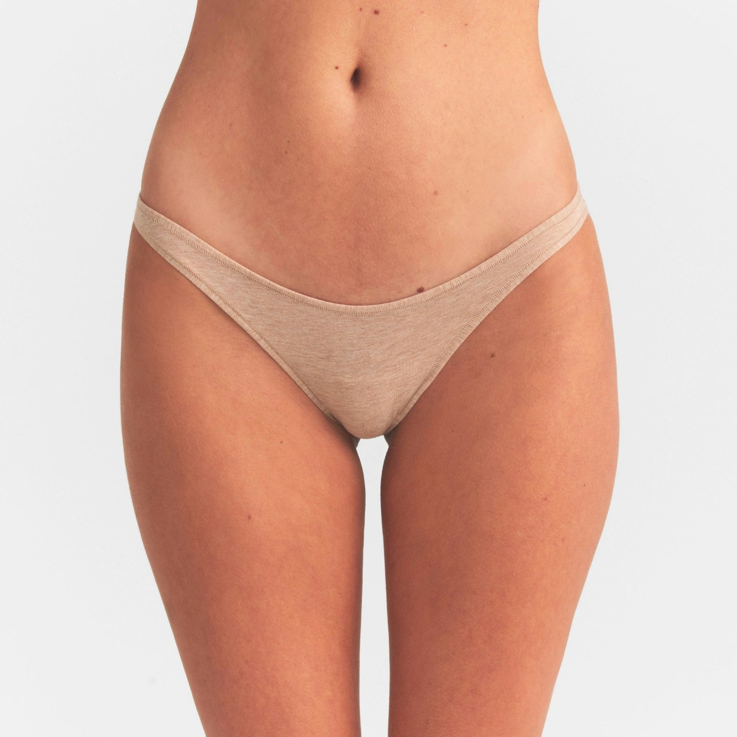 EVERYDAY COTTON BIKINI - CLAY HEATHER