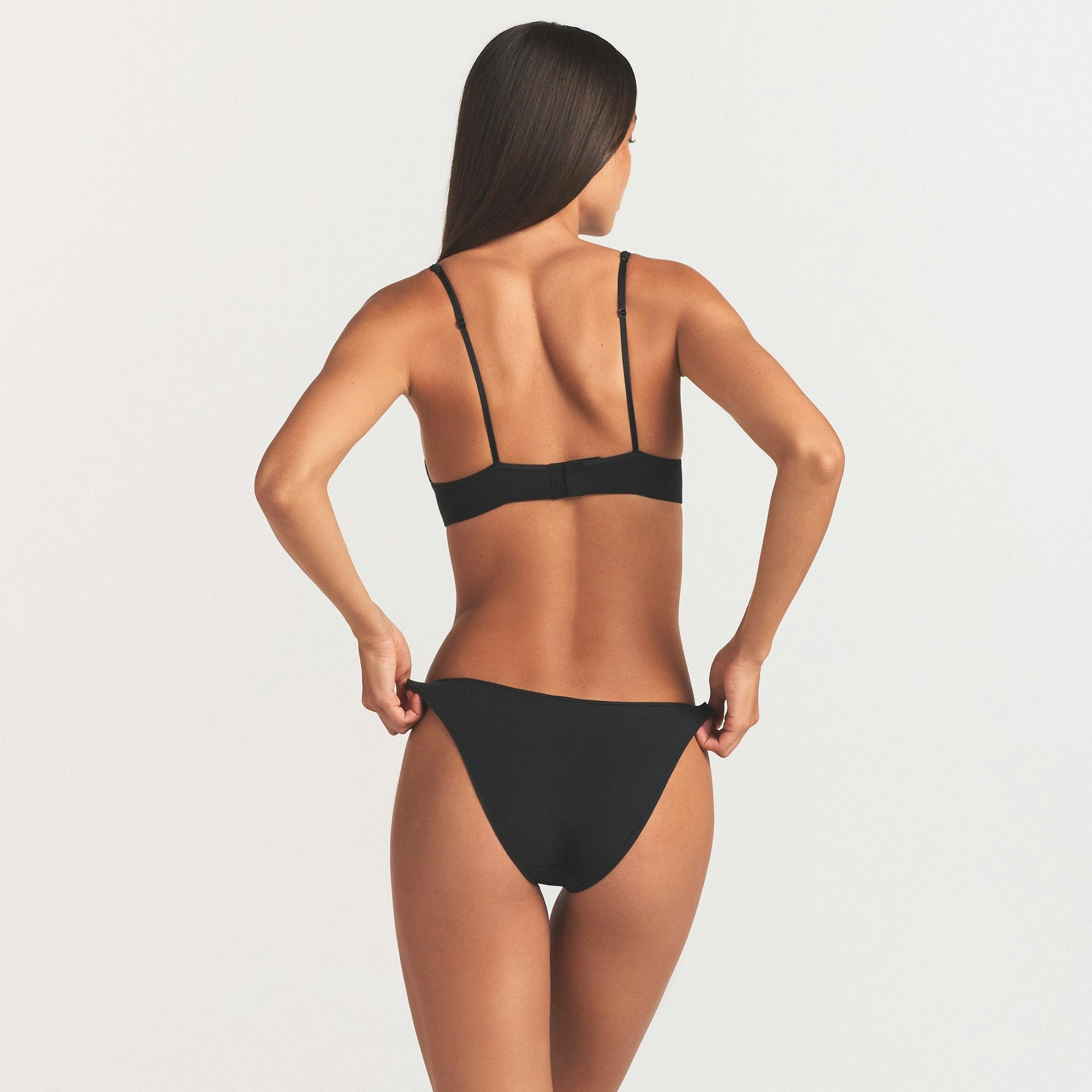EVERYDAY COTTON BIKINI - ONYX