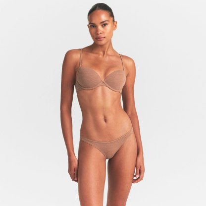 EVERYDAY COTTON BIKINI - SIENNA HEATHER