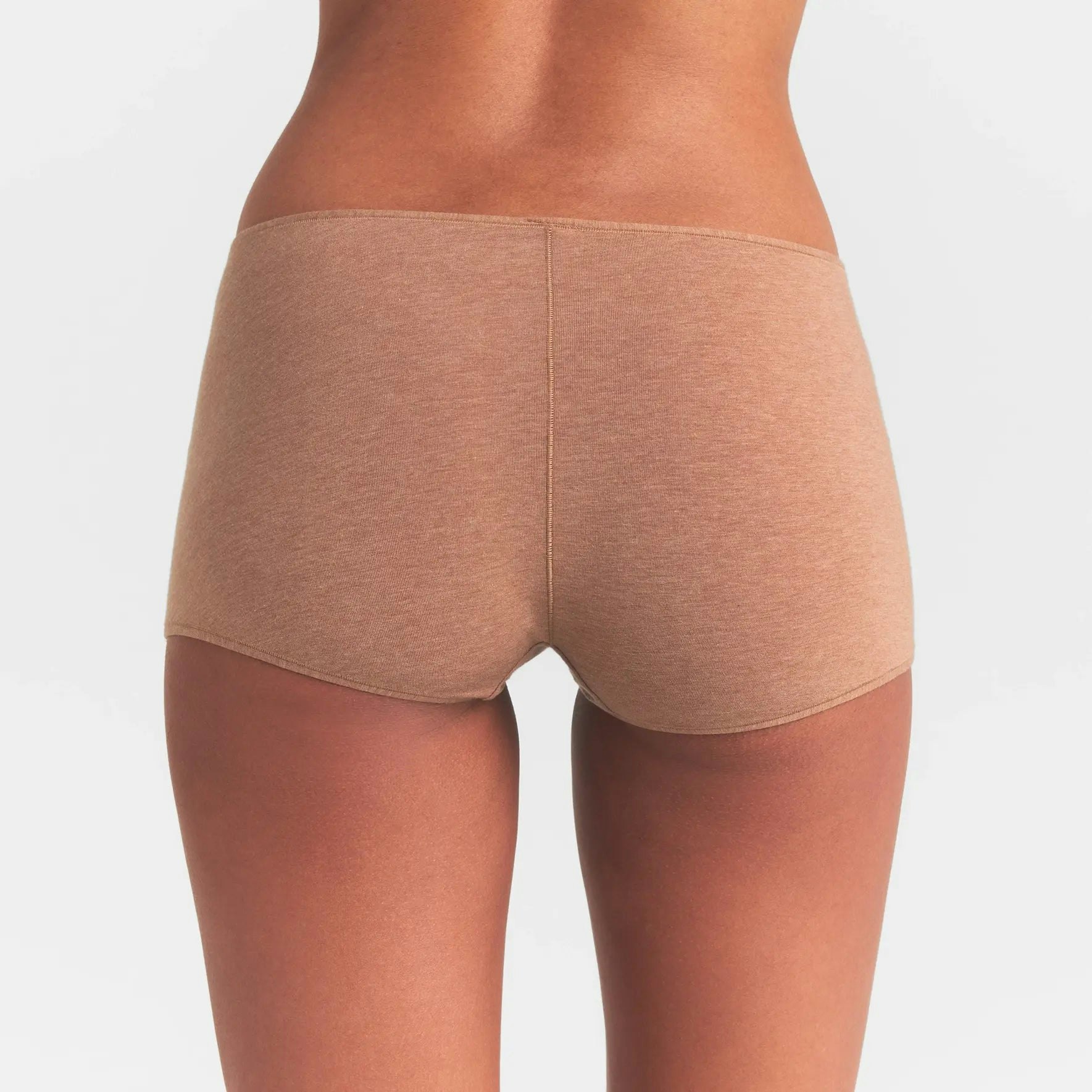 EVERYDAY COTTON BOY SHORT - SIENNA HEATHER
