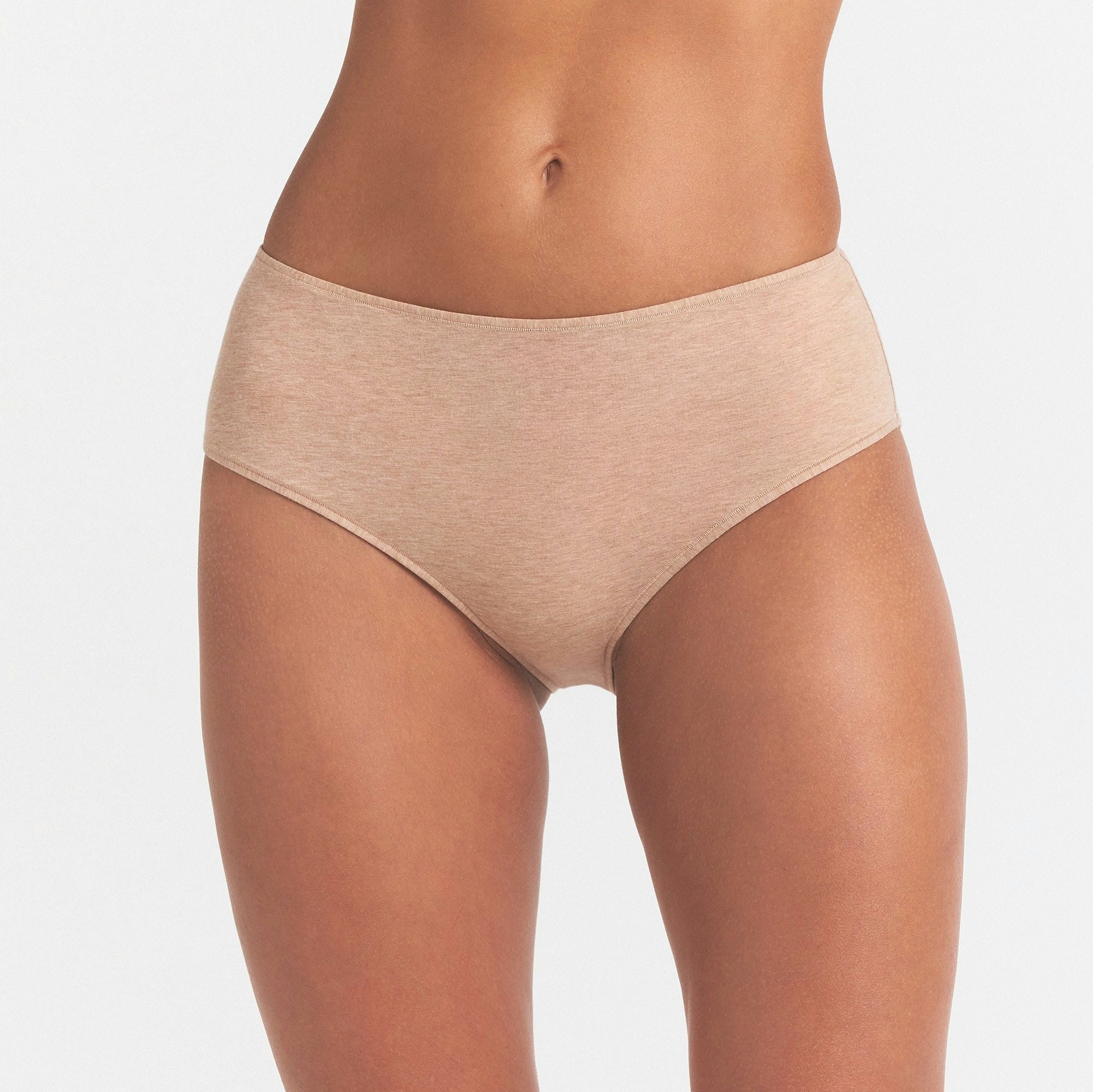 EVERYDAY COTTON BRIEF - CLAY HEATHER