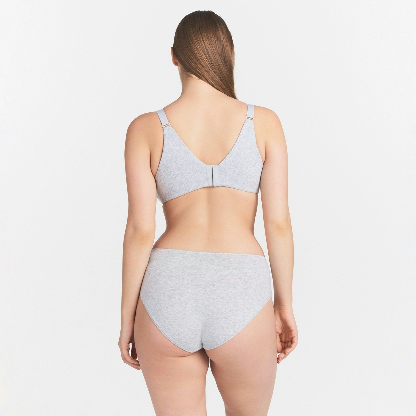 EVERYDAY COTTON BRIEF - LIGHT HEATHER GREY