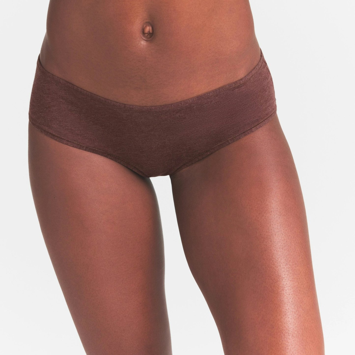 EVERYDAY COTTON HIPSTER - COCOA HEATHER