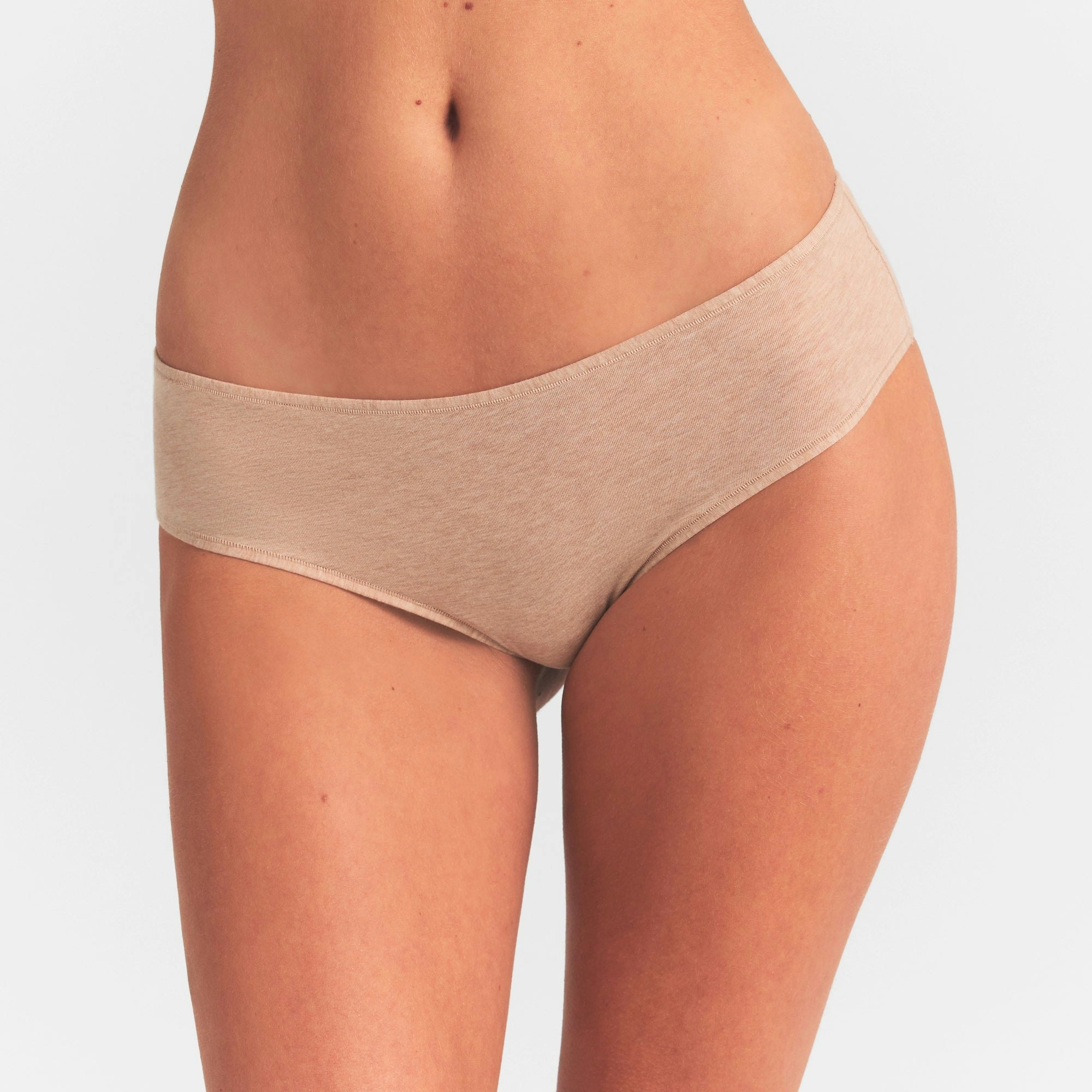 EVERYDAY COTTON HIPSTER - CLAY HEATHER