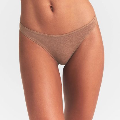 EVERYDAY COTTON THONG - SIENNA HEATHER