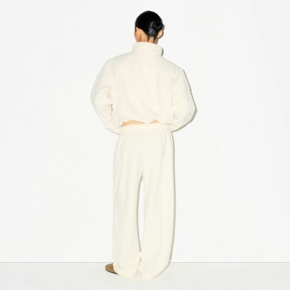 OUTDOOR FLEECE STRAIGHT LEG PANT - ECRU - image 4