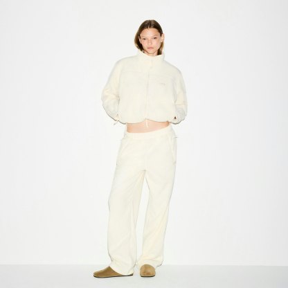 OUTDOOR FLEECE STRAIGHT LEG PANT - ECRU - image 7