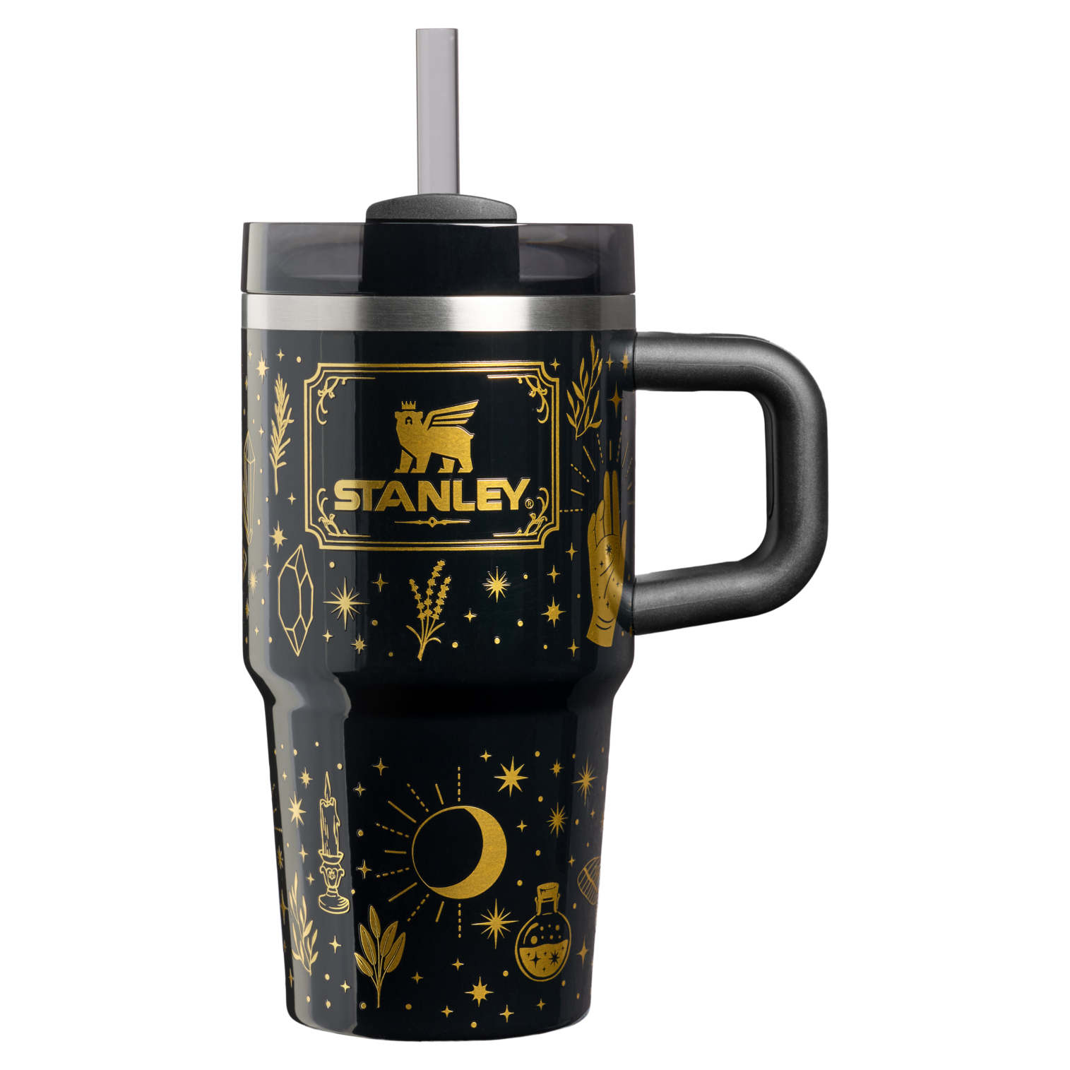 Stanley 1913 Halloween Quencher®  H2.0 Flowstate™ Tumbler | 20 OZ in Black Magic | Front View