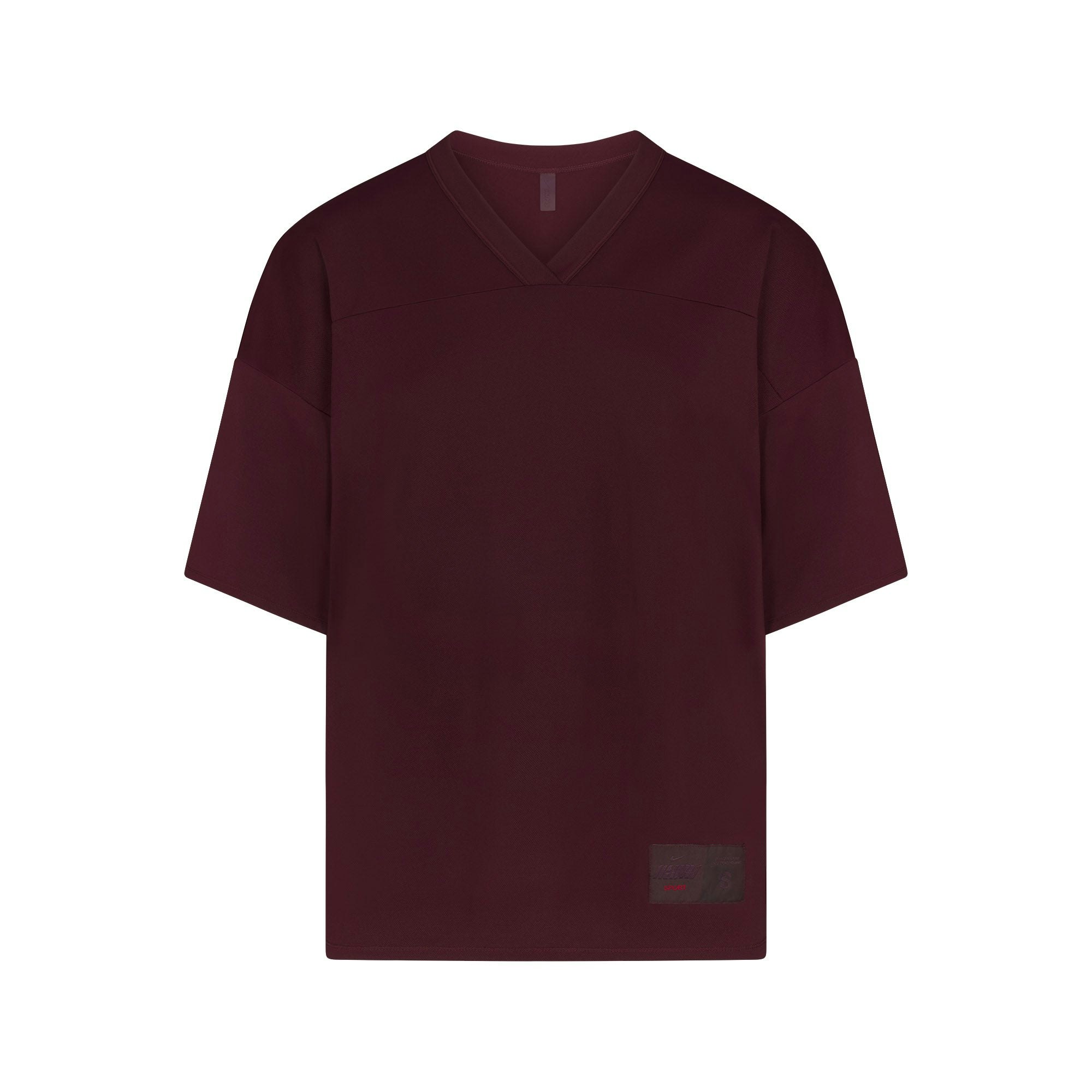 NikeSKIMS AIRY V-NECK OVERSIZED TOP - CURRANT - image 29