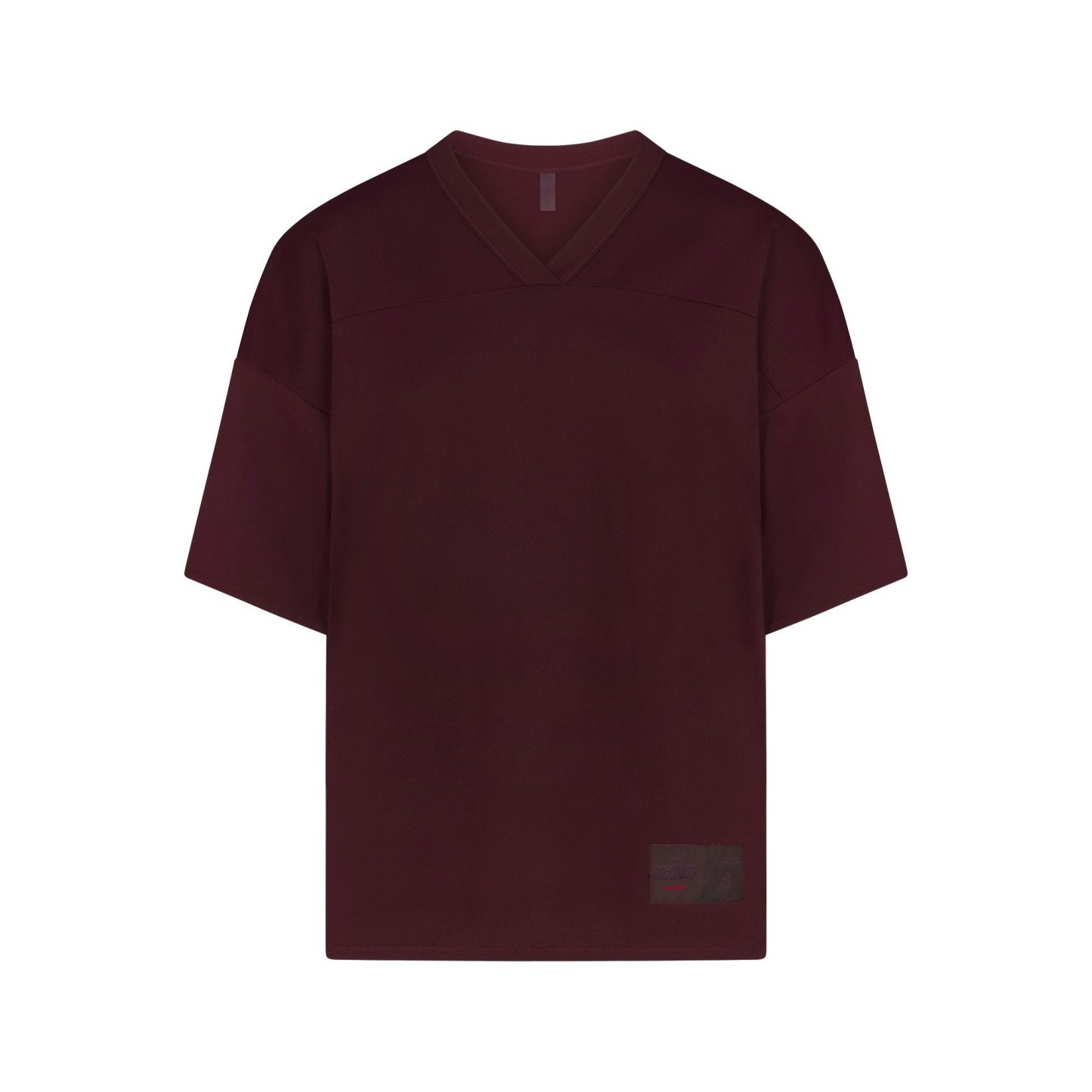 NikeSKIMS AIRY V-NECK OVERSIZED TOP - CURRANT - image 29