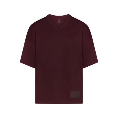 NikeSKIMS AIRY V-NECK OVERSIZED TOP - CURRANT - image 29