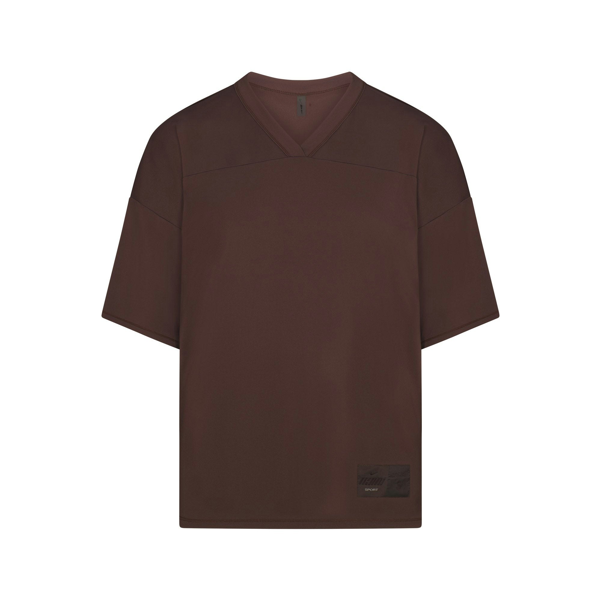 NikeSKIMS AIRY V-NECK OVERSIZED TOP - DARK SEPIA - image 15