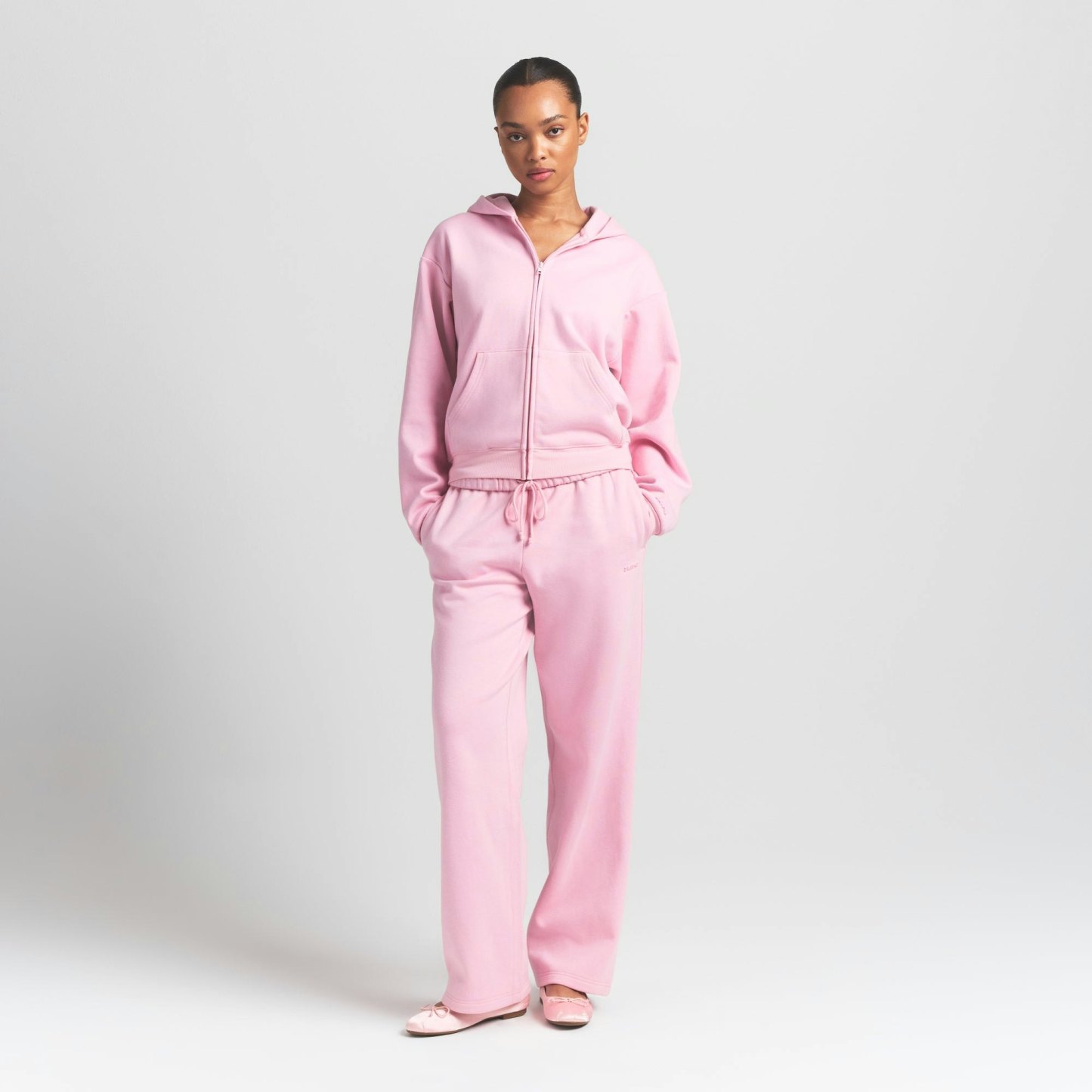 COTTON FLEECE CLASSIC ZIP UP HOODIE - HALITE - image 13
