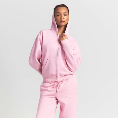 COTTON FLEECE CLASSIC ZIP UP HOODIE - HALITE - image 14