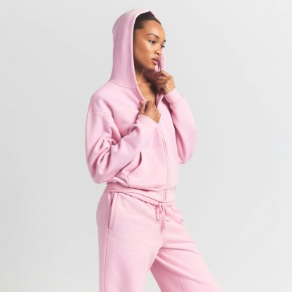 COTTON FLEECE CLASSIC ZIP UP HOODIE - HALITE - image 15