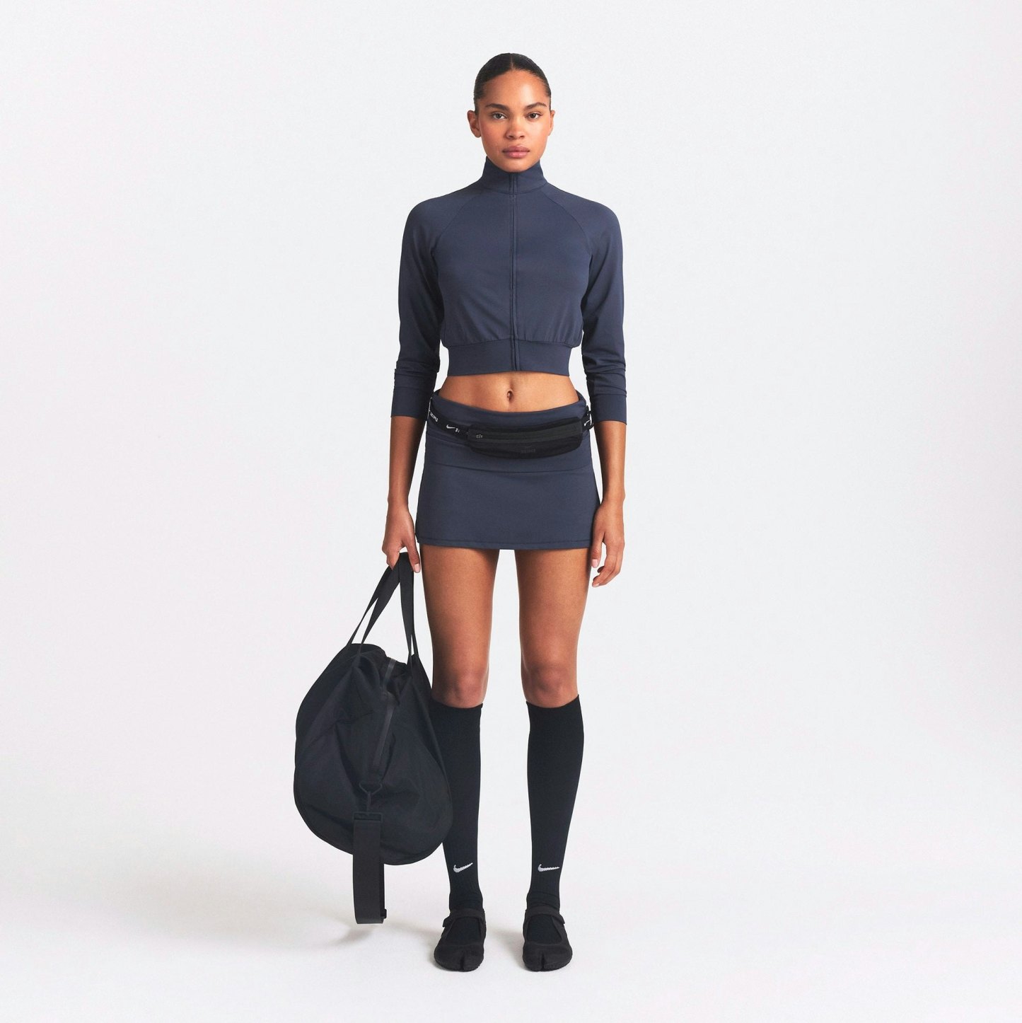 NikeSKIMS AIRY CROPPED TRACK JACKET - DEEP ROYAL - image 17