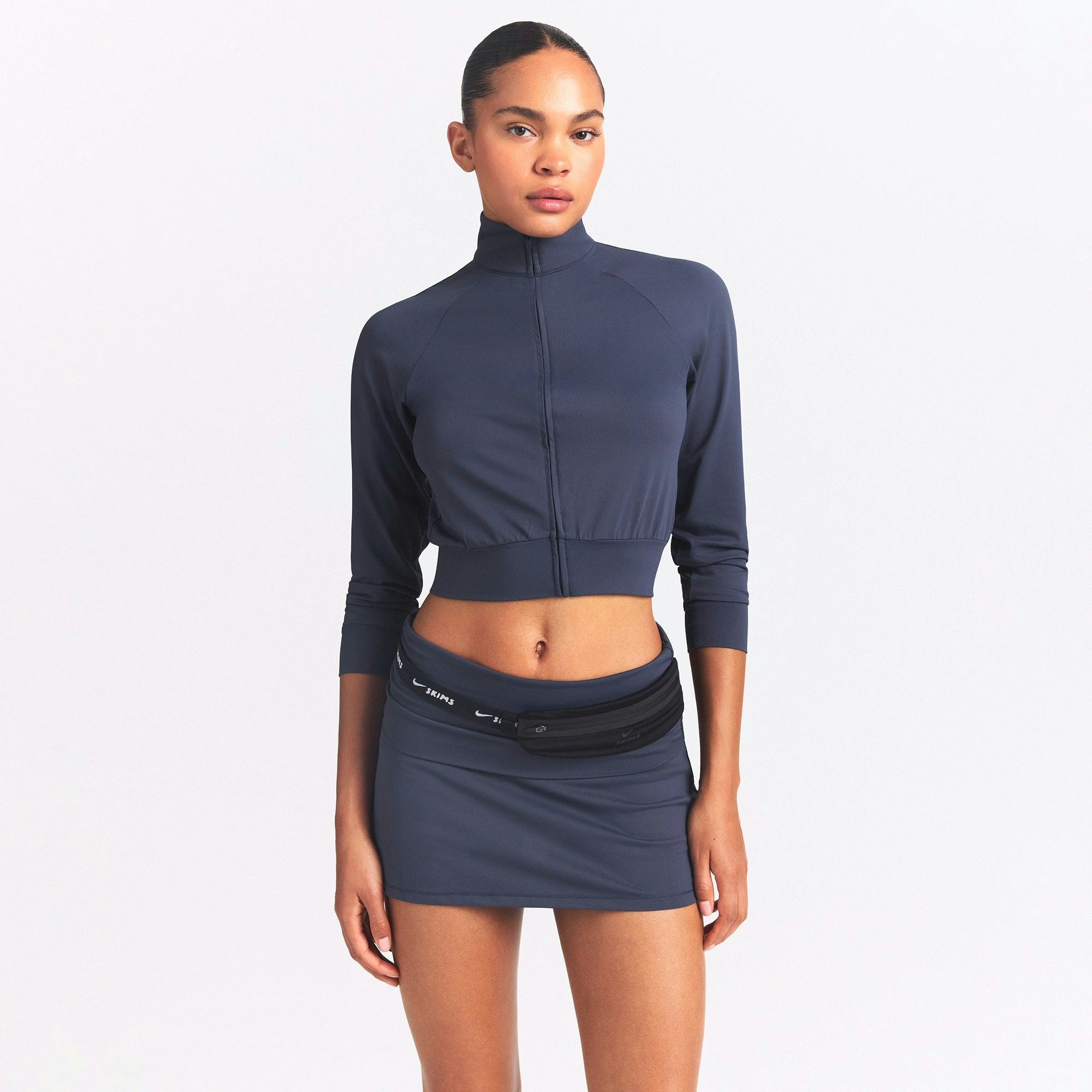 NikeSKIMS AIRY CROPPED TRACK JACKET - DEEP ROYAL - image 18