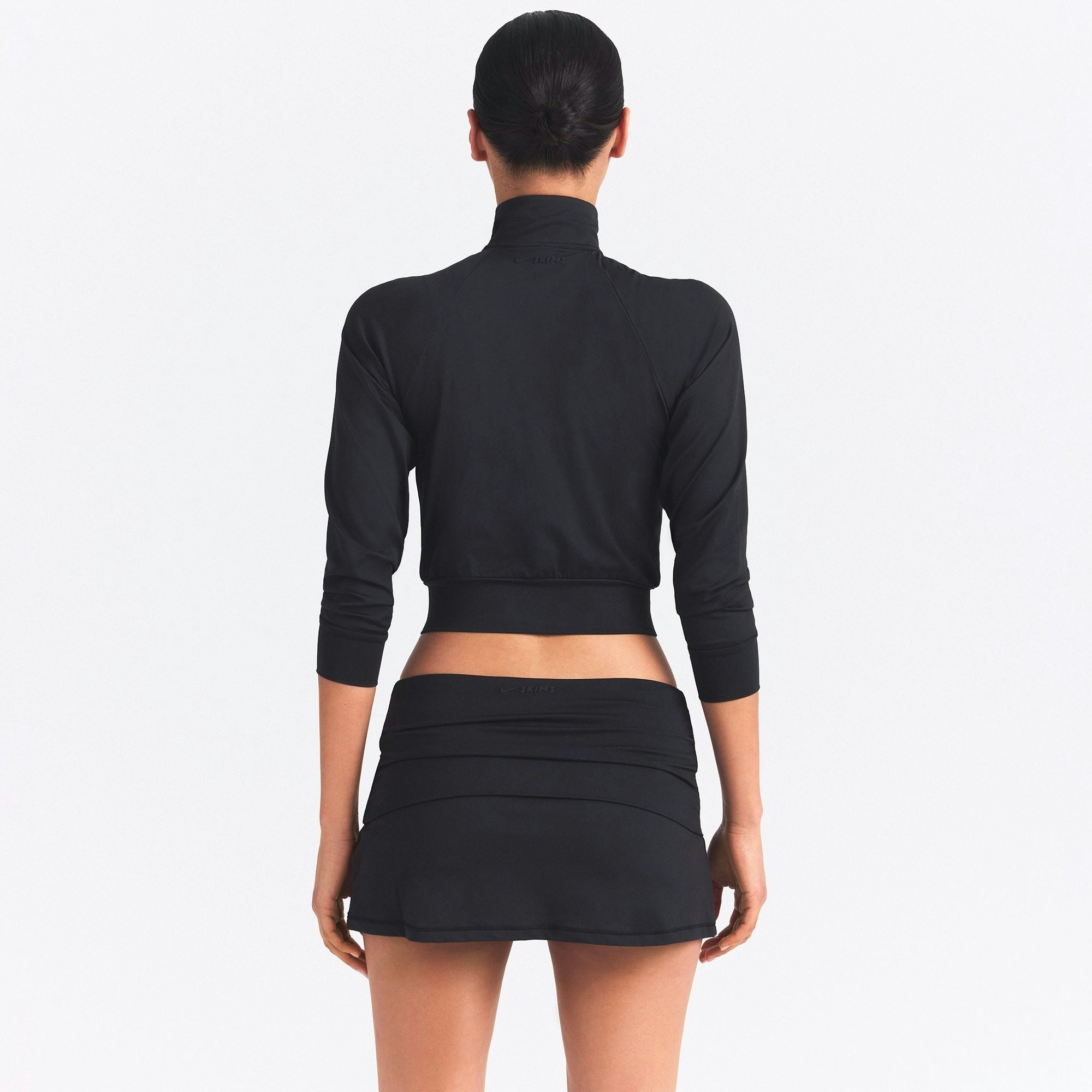 NikeSKIMS AIRY CROPPED TRACK JACKET - OBSIDIAN - image 12