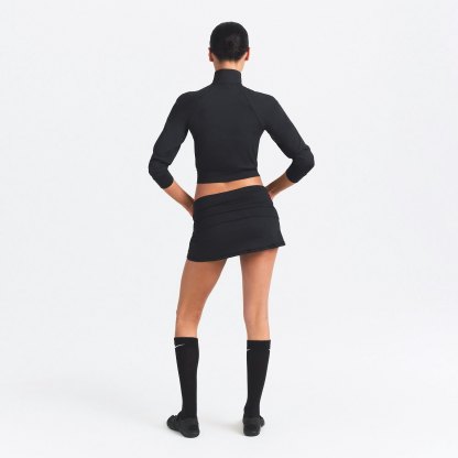 NikeSKIMS AIRY CROPPED TRACK JACKET - OBSIDIAN - image 11