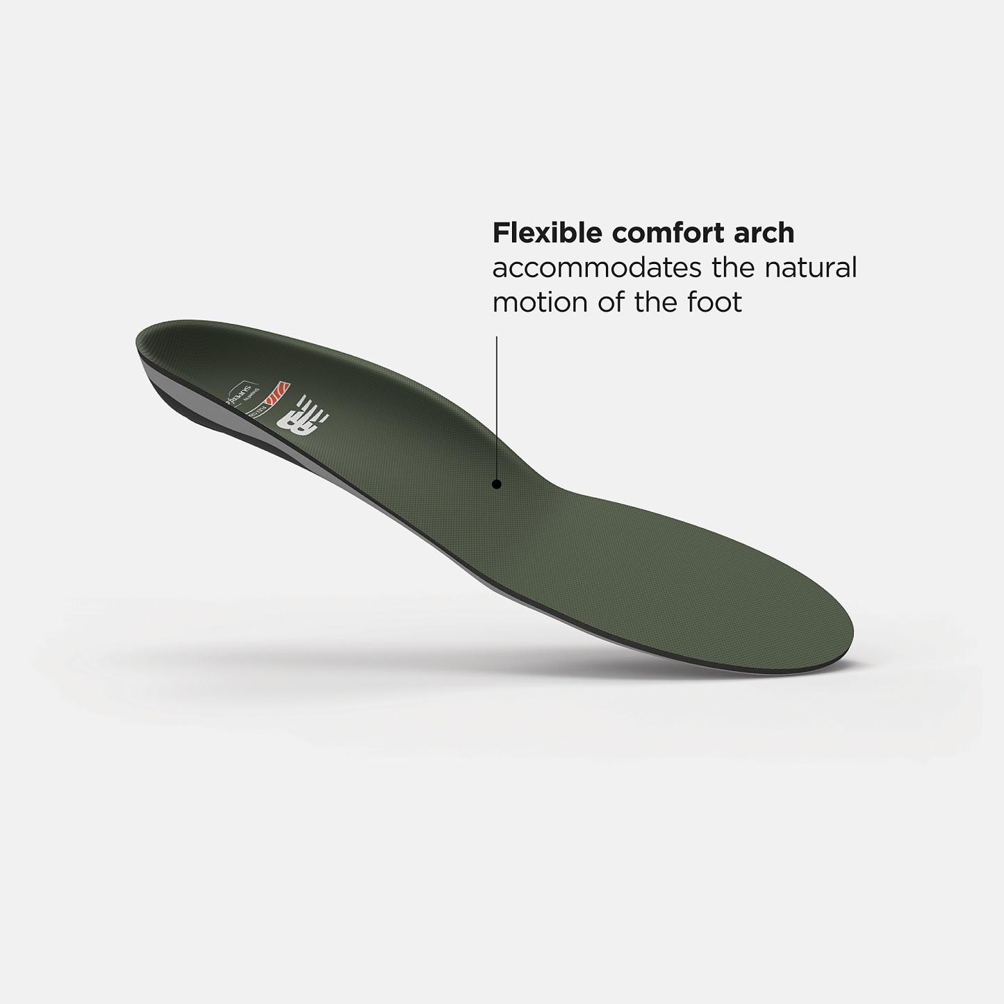 New Balance Casual Flex Cushion Insole, FL6386GR