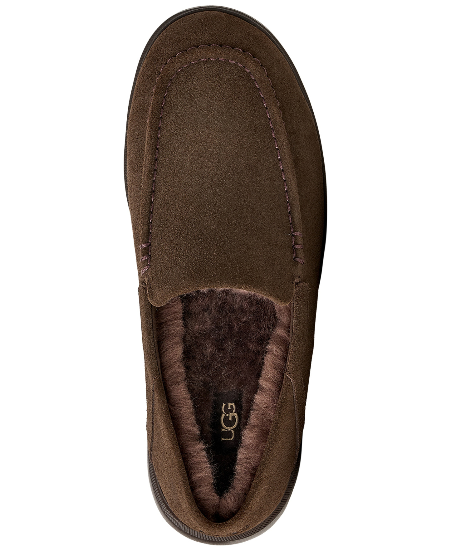 UGG® Men's Shep Suede Round-Toe Loafers - Dusted Cocoa