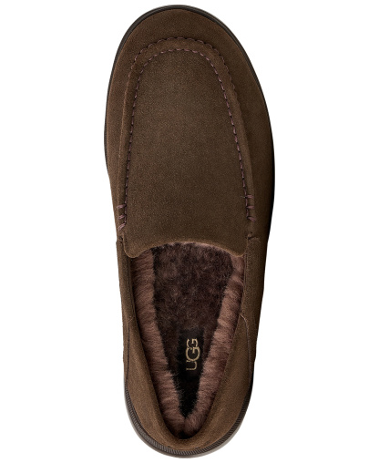 UGG® Men's Shep Suede Round-Toe Loafers - Dusted Cocoa