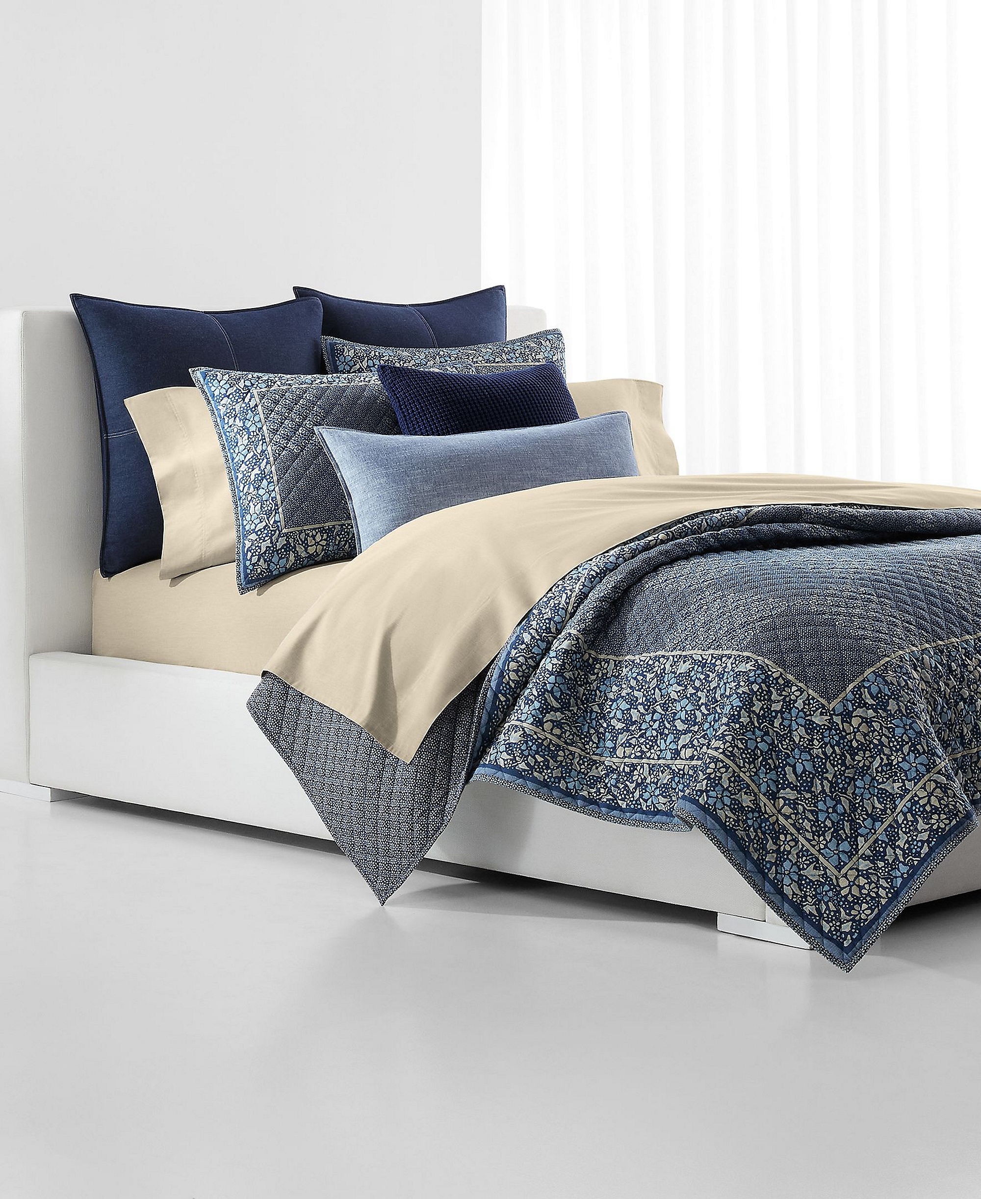 Lauren Ralph Lauren Penwood Quilt, Twin - Indigo