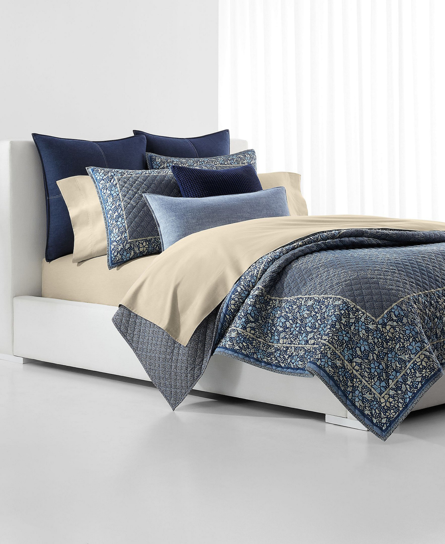 Lauren Ralph Lauren Penwood Quilt, Twin - Indigo