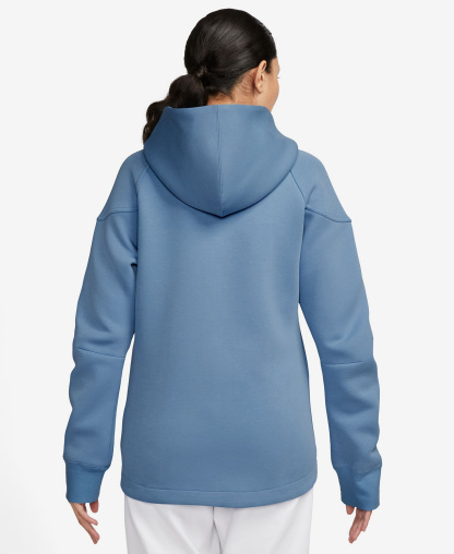 Nike Women's Sportswear Tech Fleece Windrunner Full-Zip Hoodie - Work Blue/Black