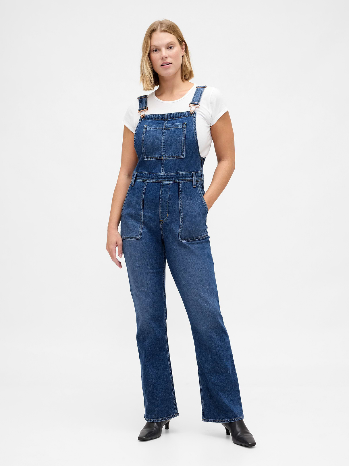 Long & Lean Overalls - Dark blue