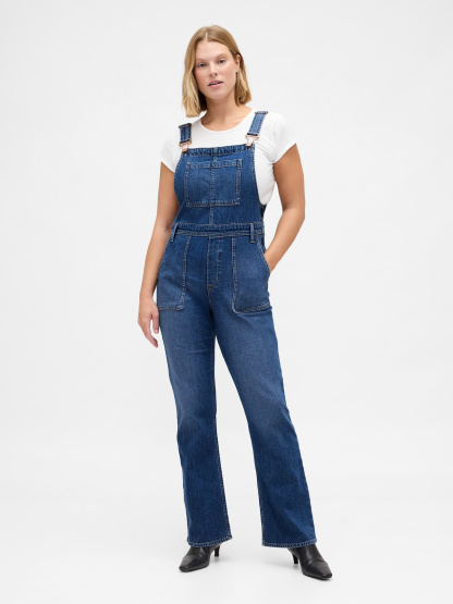 Long & Lean Overalls - Dark blue