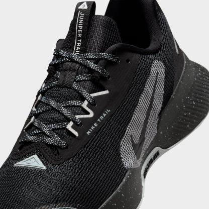 Men's Nike Juniper Trail 3 Trail Running Shoes - Black/Wolf Grey/Photon Dust/Black