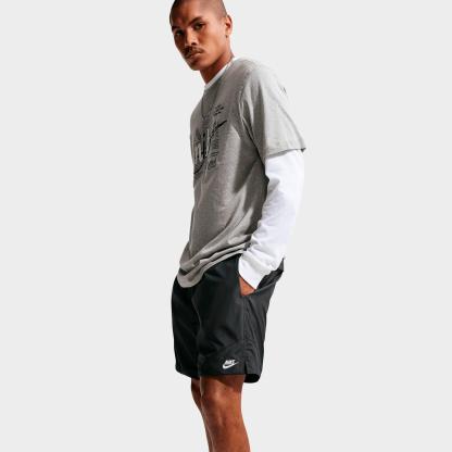 Men's Nithtke Windrunner Lightweight Woven Shorts - Black/White