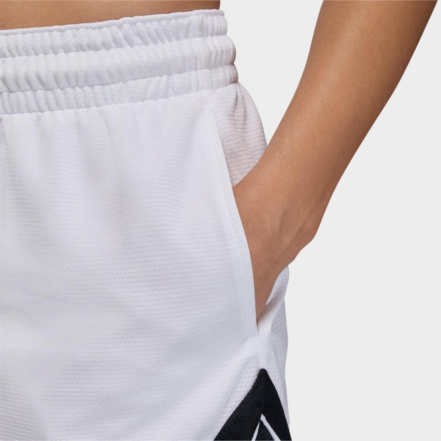 Women's Jordan Sport 4" Diamond Basketball Shorts - White/Black/Black/White - view 5
