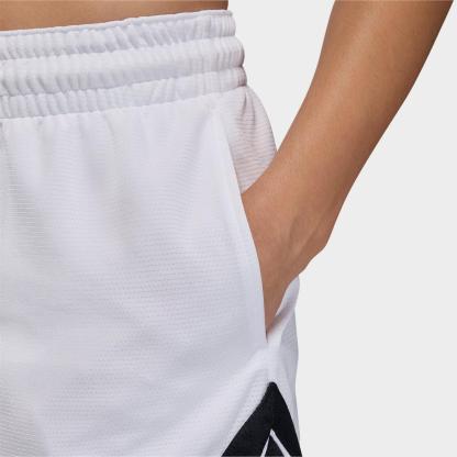 Women's Jordan Sport 4" Diamond Basketball Shorts - White/Black/Black/White - view 5