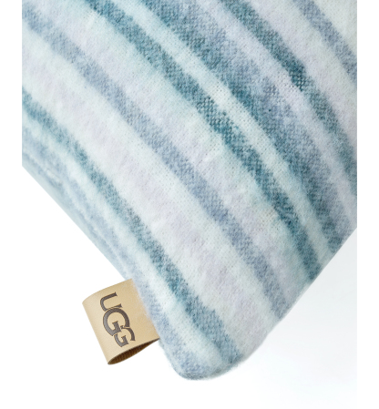 UGG® Joanna Lightweight Decorative Pillow, 36" x 14" - Silver Blue