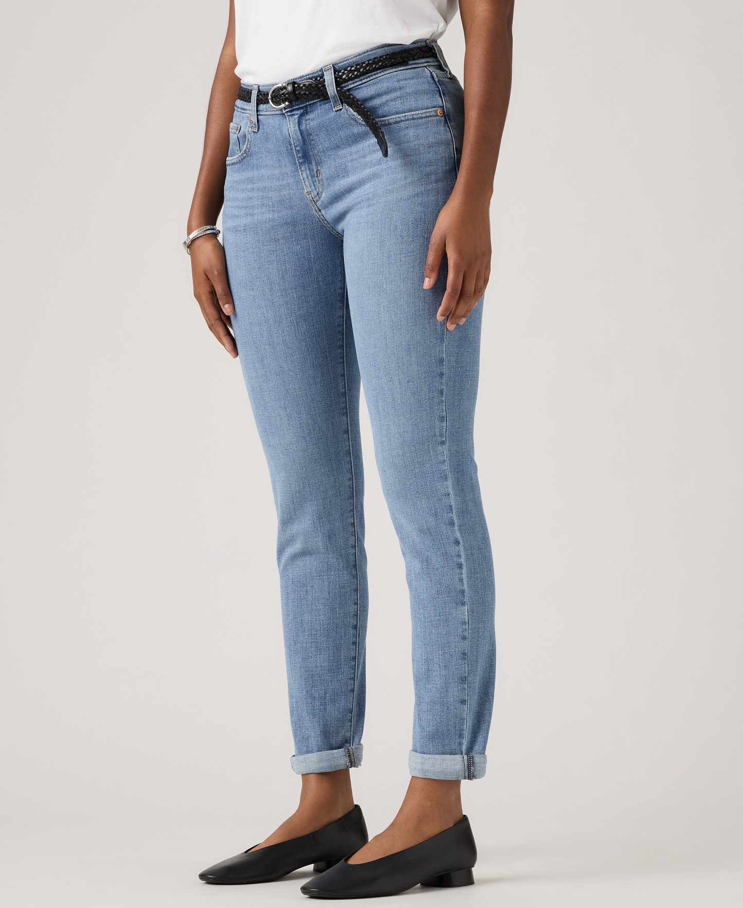 Levi's Women's Relaxed Boyfriend Tapered Leg Jeans - Lapis Topic