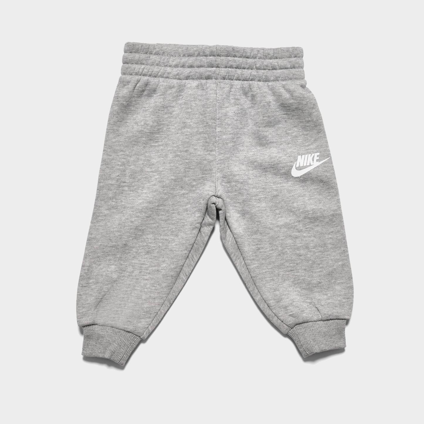 Infant Nithtke Chenille Crewneck Sweatshirt and Jogger Pants Set - Dark Grey Heather