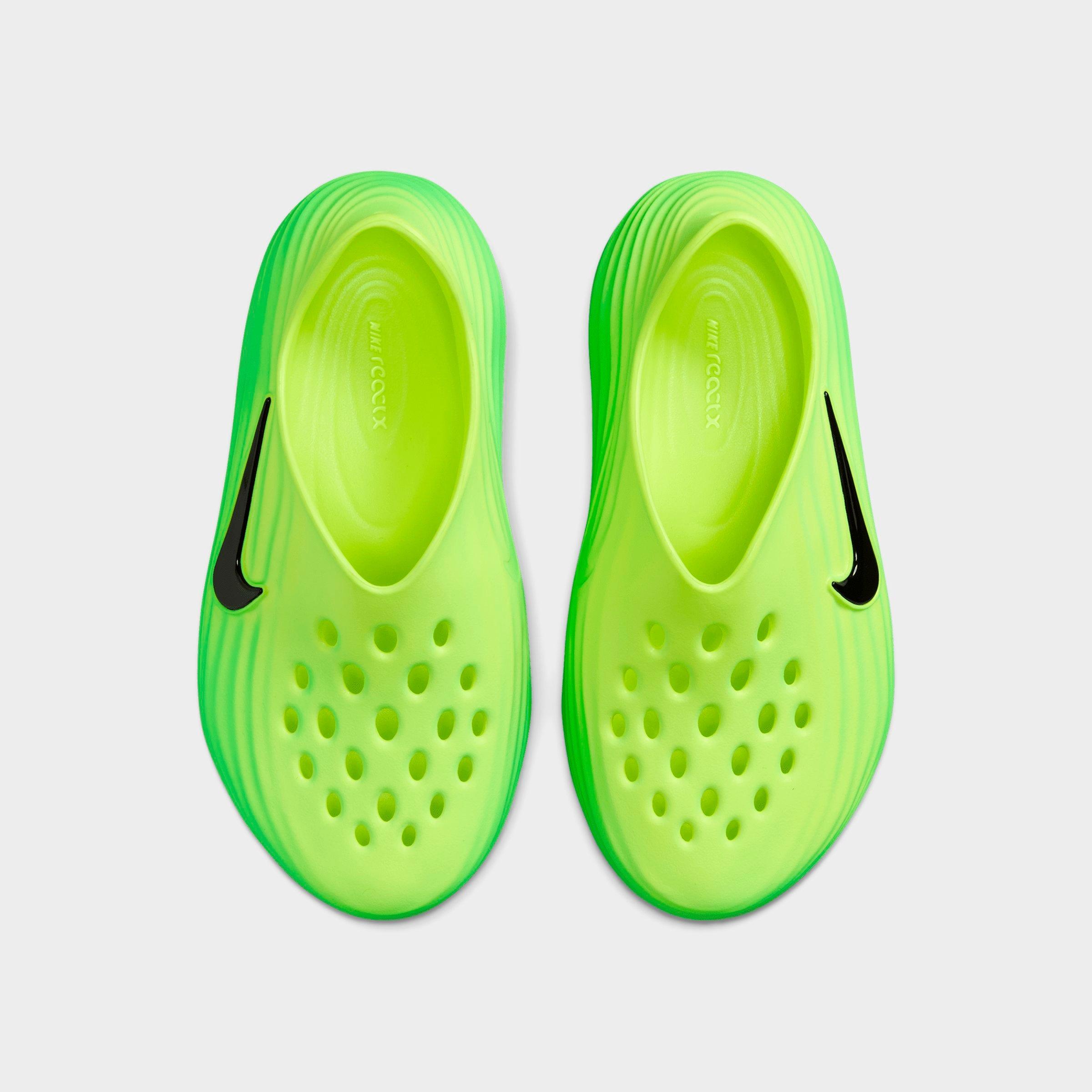Big Kids' Nithtke ReactX Rejuven8 Recovery Casual Shoes - Green Strike/Volt/Black - Top view