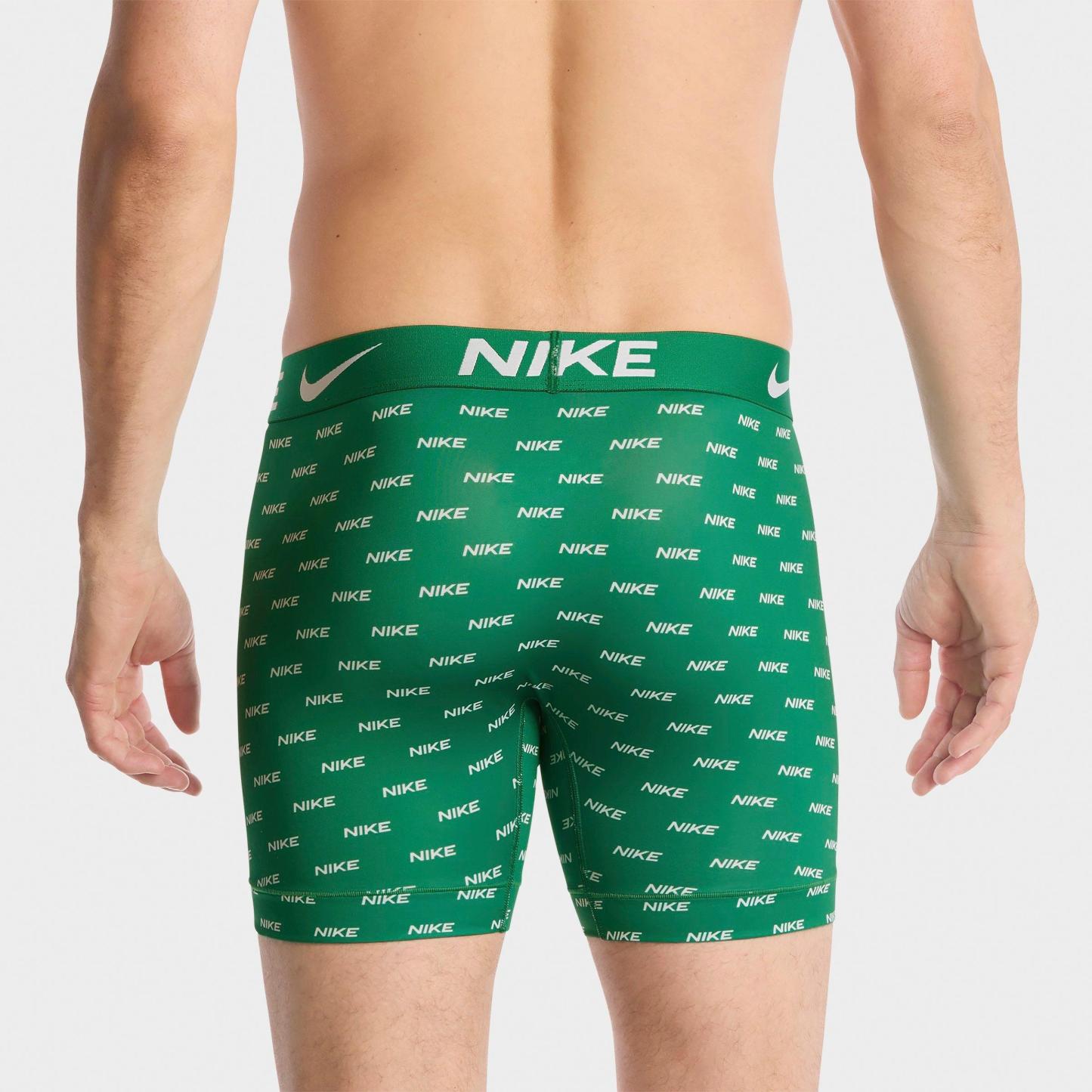 Men's Nithtke Dri-FIT Essential Micro Boxer Briefs (3-Pack) - Malacite/Grey/Blue