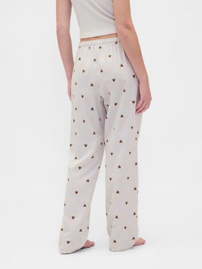 Adult Softest Flannel PJ Pants - Brannan stripe print