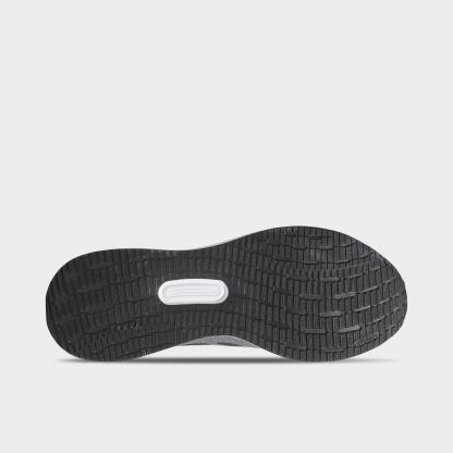 Men's adidas Runfalcon 5 Running Shoes (Wide Width) - Grey/Carbon/Cloud White - Bottom view