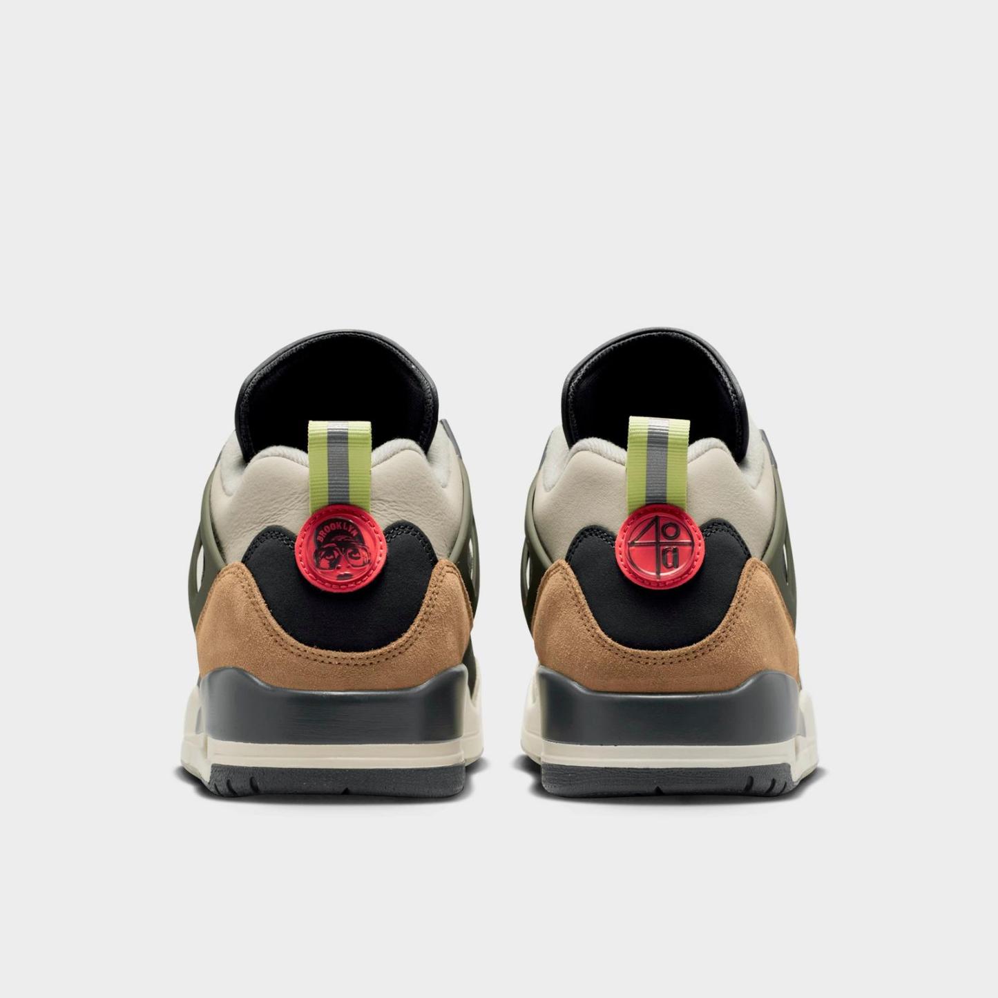 Men's Jordan Spizike Low Casual Shoes - Anthracite/Light Wild Mango/Cargo Khaki/Spruce Fog - view 4