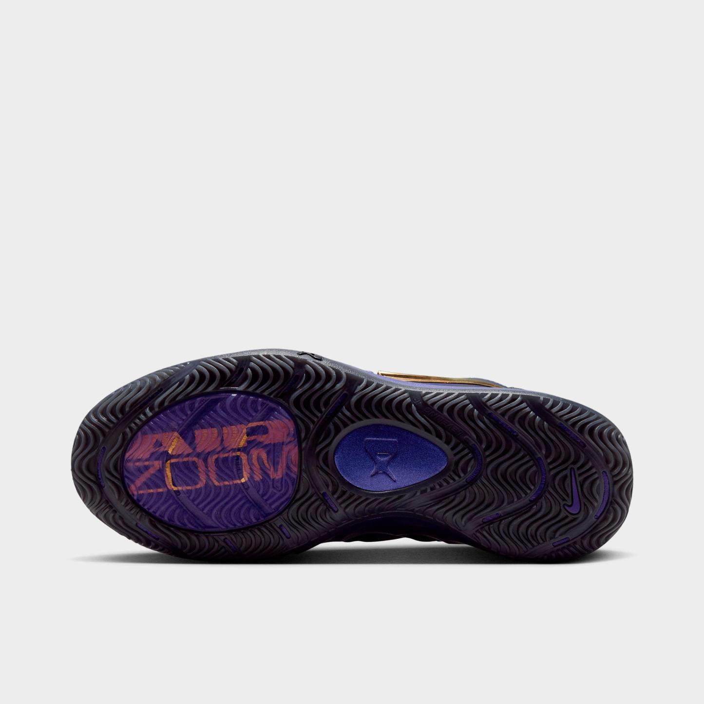 Nithtke A'Two A'ja Wilson Basketball Shoes - Part 1 - Regency Purple/Black/Electro Purple/Metallic Gold - Bottom view