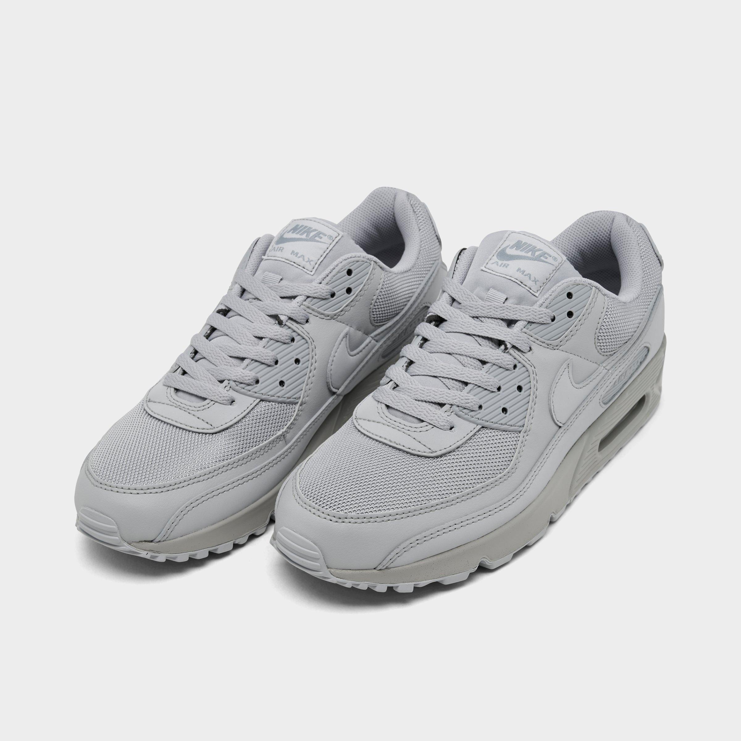 Men's Nithtke Air Max 90 Casual Shoes - Part 1 - Wolf Grey/Black/White/Black - Both shoes facing left