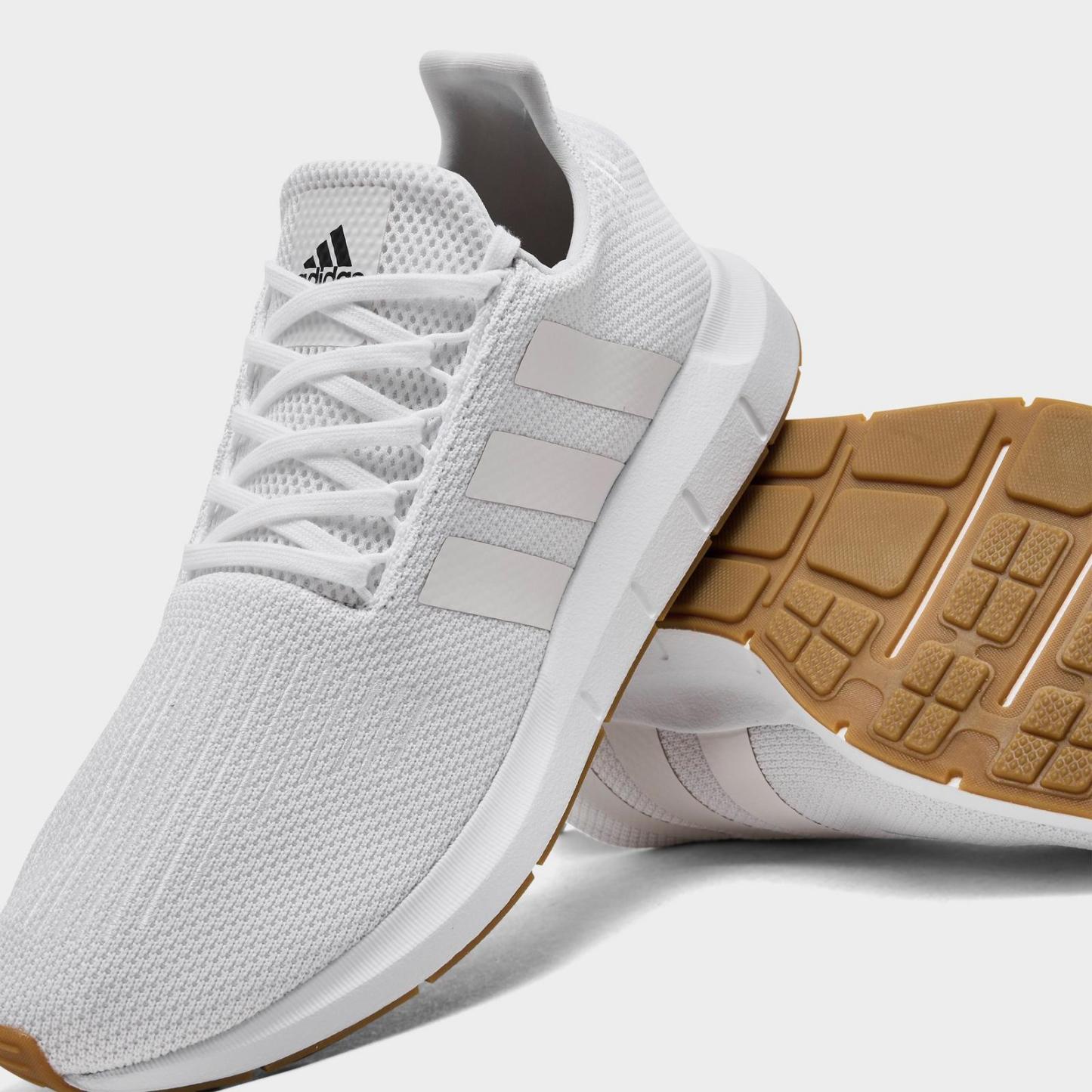 Men's adidas Originals Swift Run 1.0 Casual Shoes - Cloud White/Cloud White/Core Black/Gum - view 3