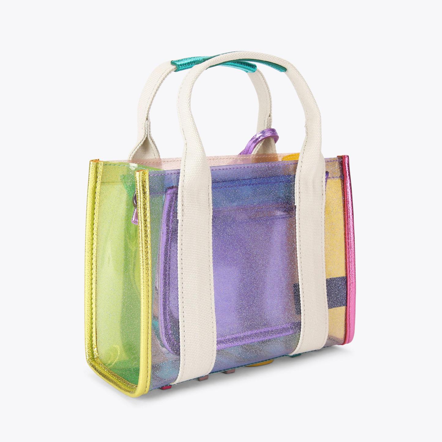 Kurt Geiger London Extra Small Vinyl Southbank Tote Bag - Multi Colored - view 5