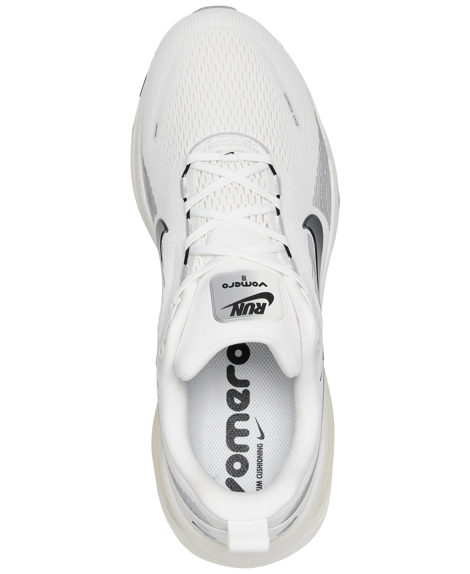 Nike Men's Vomero 18 Running Sneakers from Finish Line - Summit White, Black