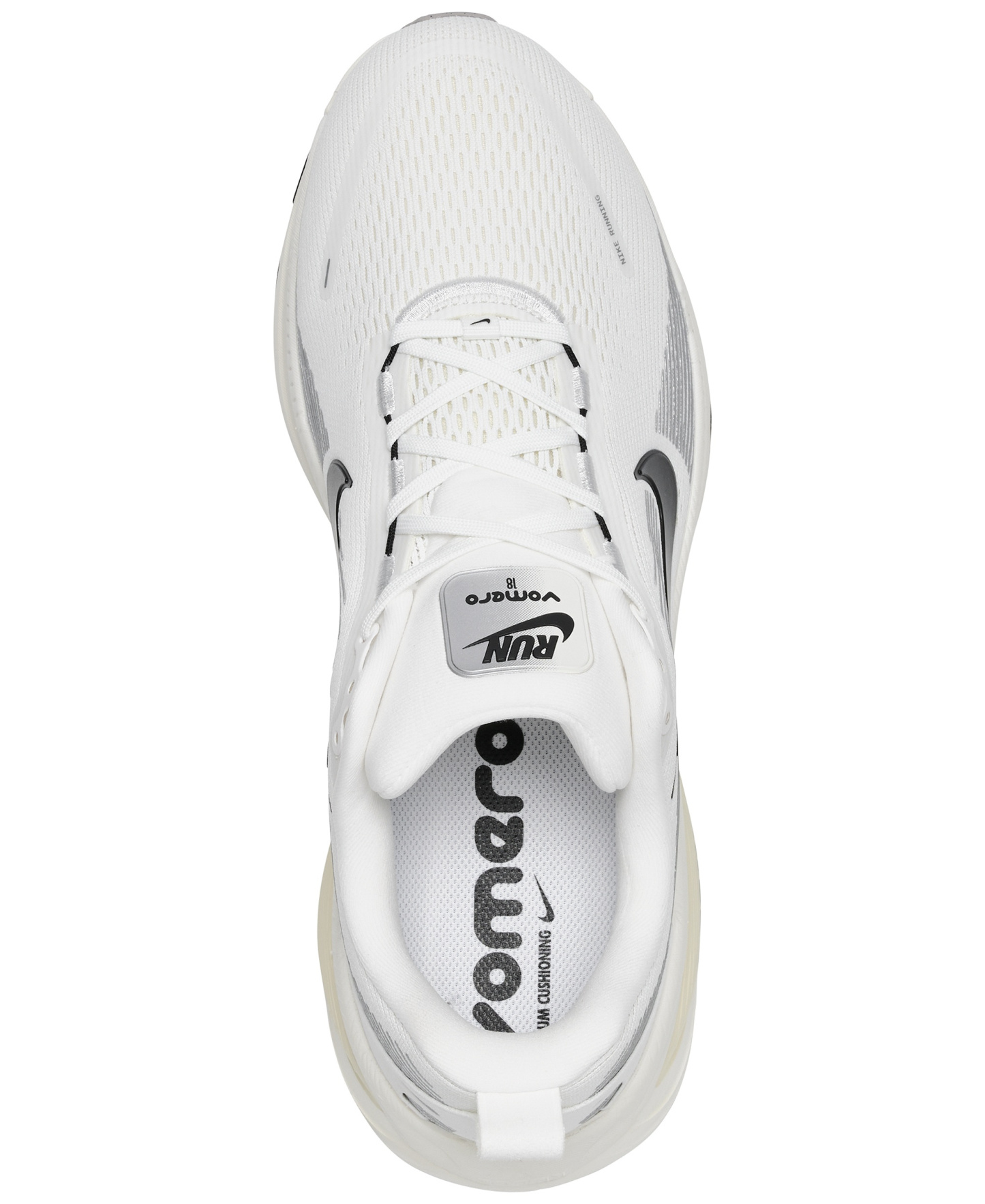 Nike Men's Vomero 18 Running Sneakers from Finish Line - Summit White, Black